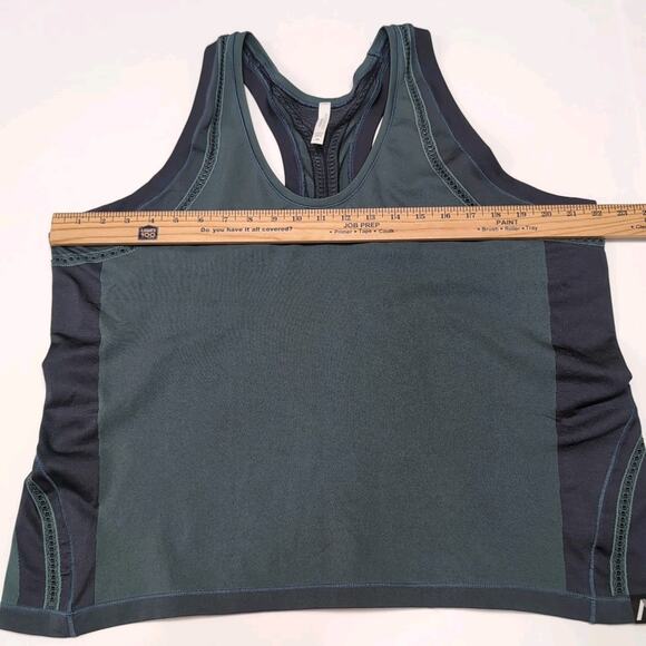 Athleta Allyson Felix Legend Shine Tank Plus Size 3X Teal Racerback NEW NWT - Picture 12 of 15